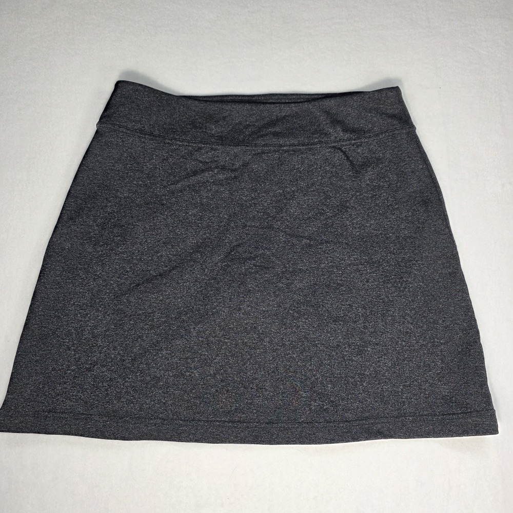 Athleta Gray Black Heathered‎ Skort Skirt Size M Medium Metro Athleisure
